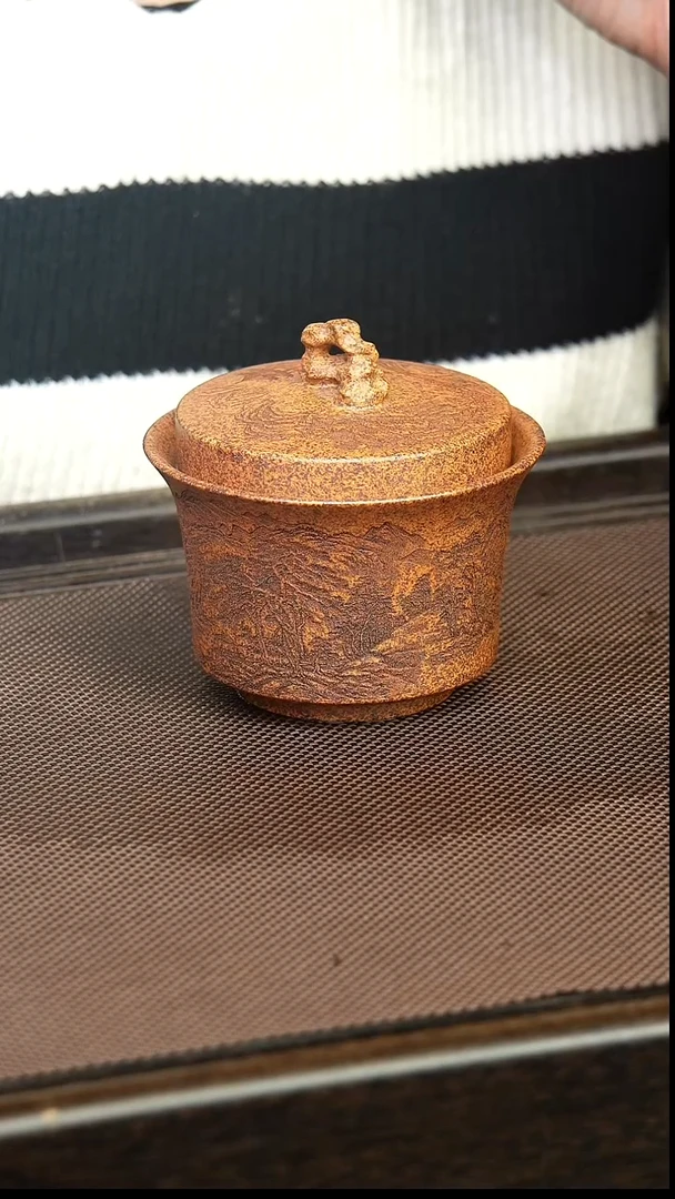 茶杯紫砂原矿紫砂茶具
