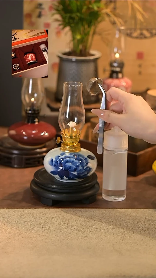 陶瓷景德镇陶瓷香薰灯摆件