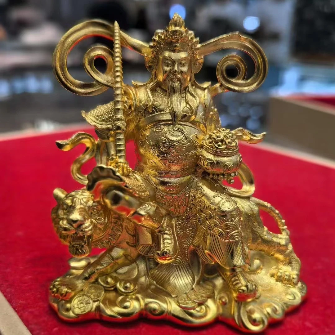 足金999古法中路财神赵公明 定制款