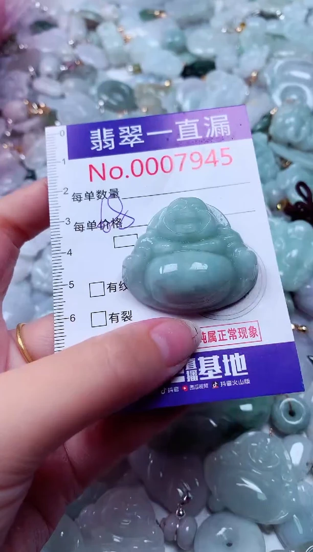 吊坠(不含链)未镶嵌翡翠7945
