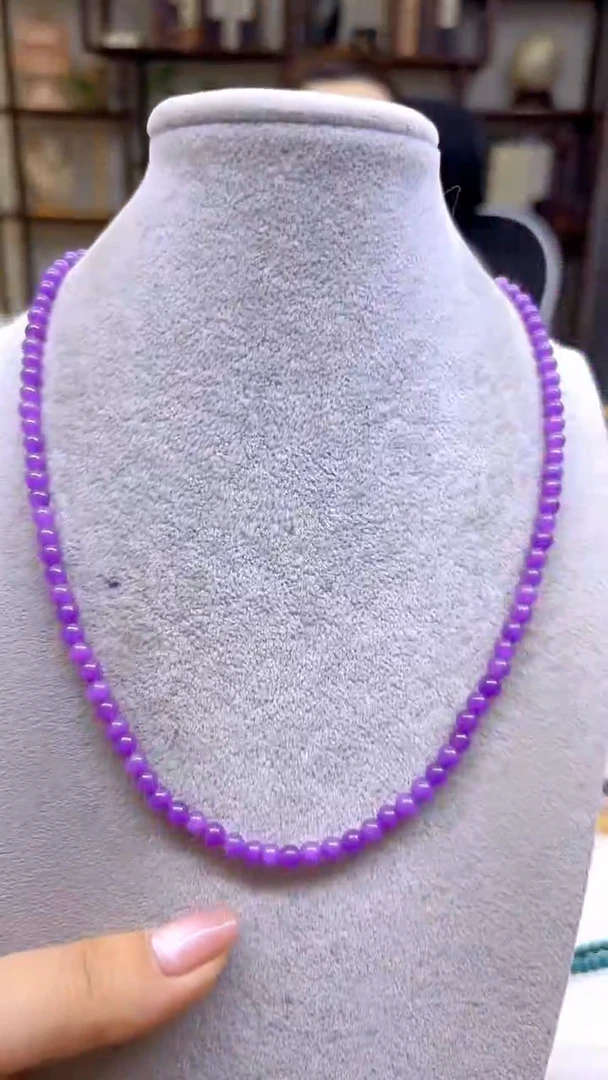 翡翠未镶嵌颈饰DIY款X513