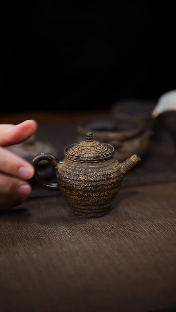 全手工制作  南蛮后手壶