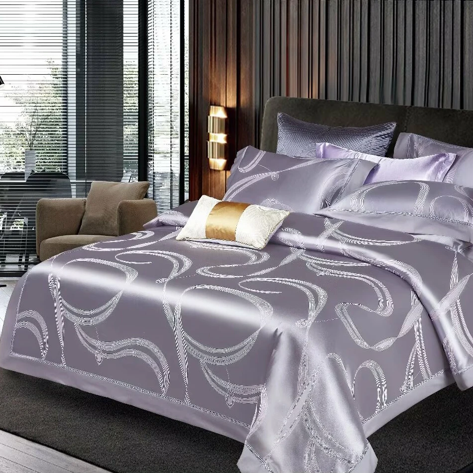 曼妙之音-轻奢提花床上四件套春夏秋冬不起球