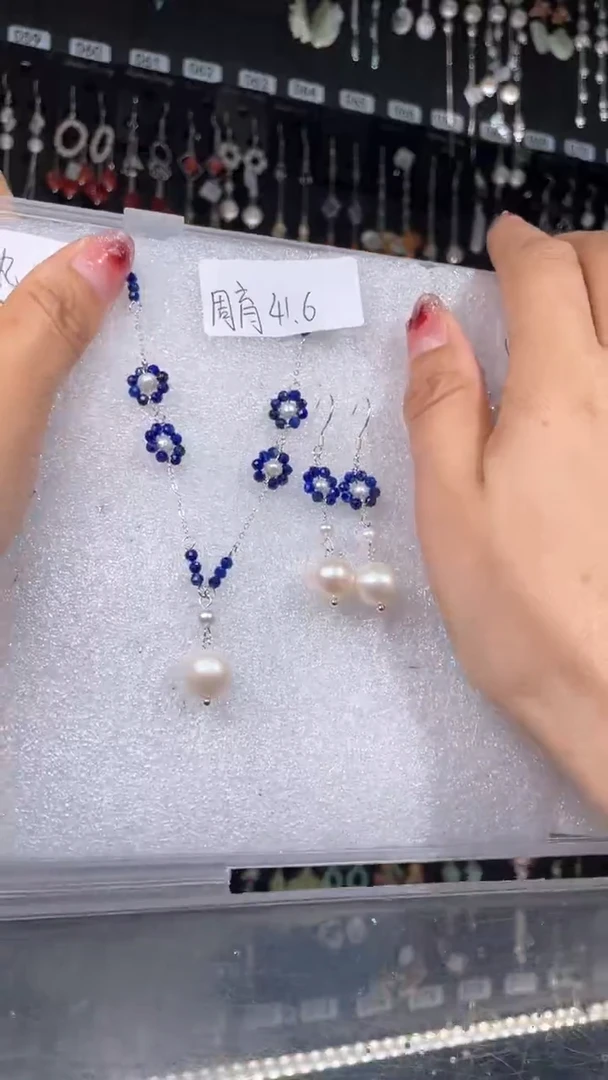 紫晶耳饰银S925镶嵌 露西
