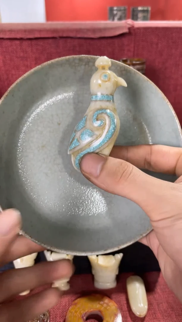 瓷片手工，手绘，陶瓷