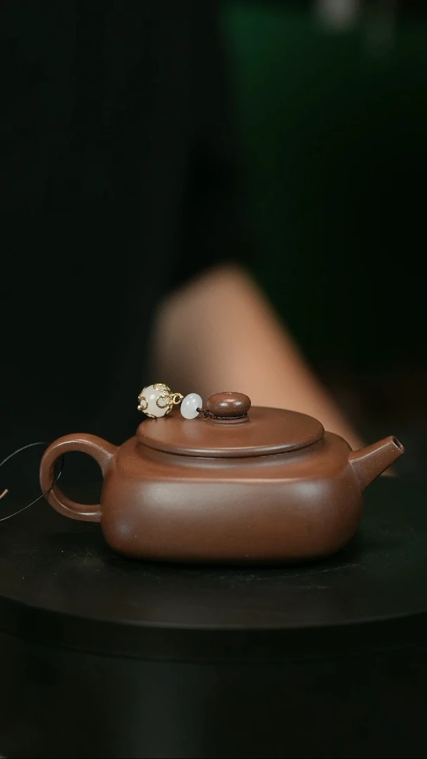 茶壶紫砂老*H2103赵信军光素天圆四方