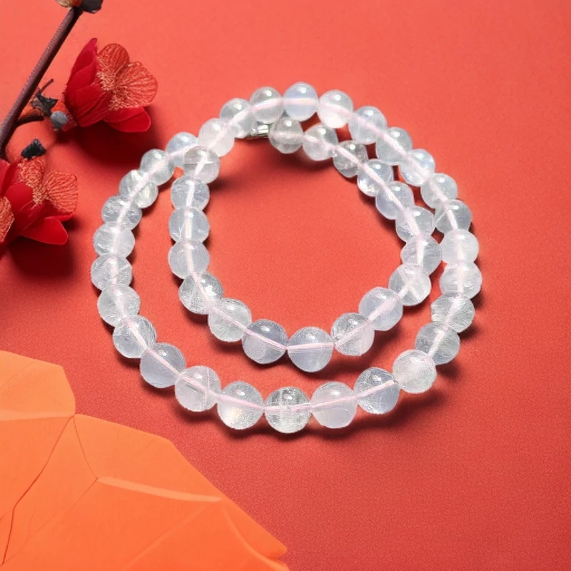 C3605（玉姐珠宝）粉水晶项链-多样性发货只发一件