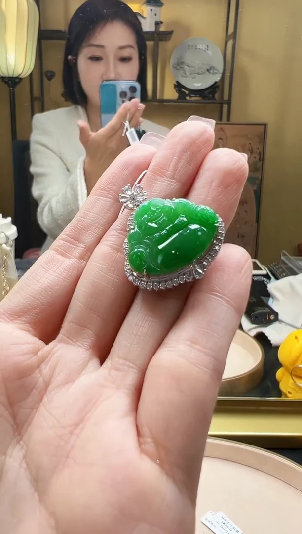 【闪购商品】翡翠颈饰18K金镶嵌DFZ0119-151