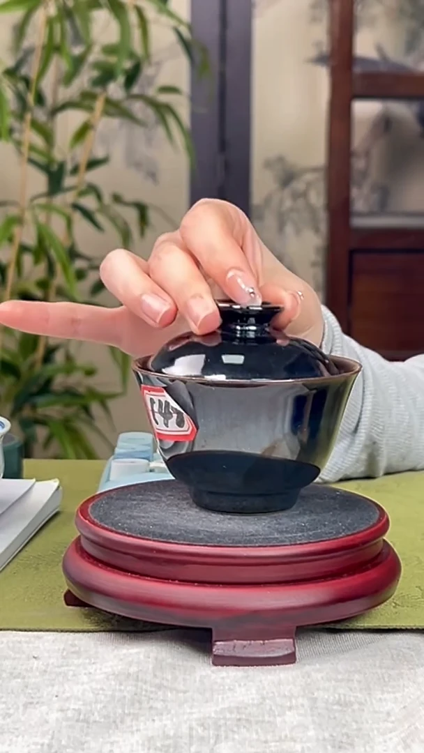 瓷片景德镇毛仔柴窑杯