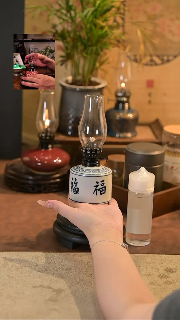 景德镇陶瓷香薰灯摆件