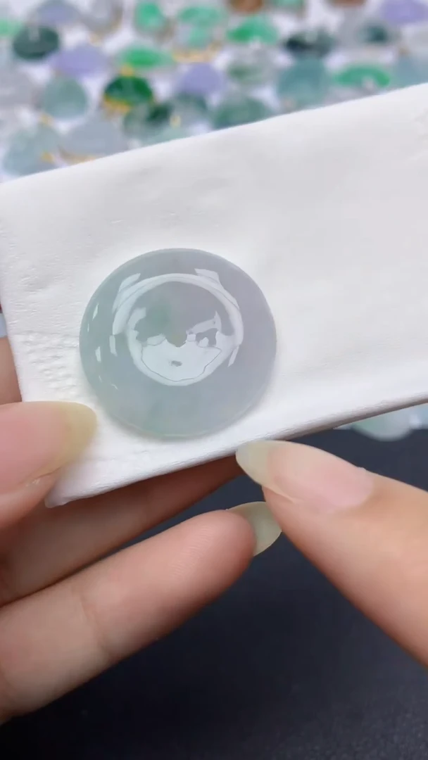 颈饰未镶嵌翡翠天然缅甸a货翡翠百元以上9元证书费自理