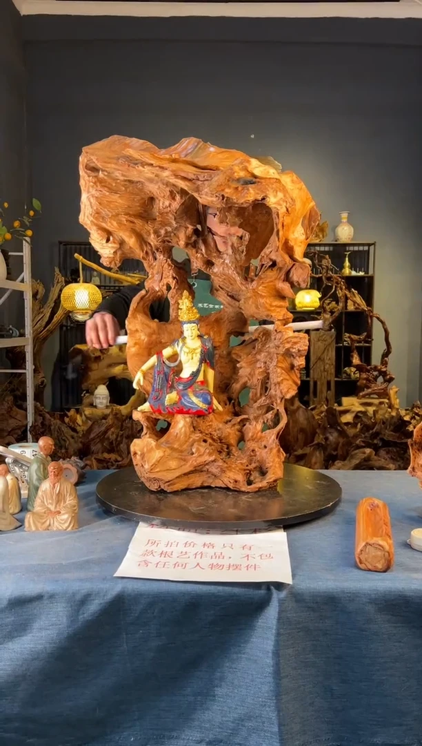 木卢师傅根艺作品（不包含人物摆件）