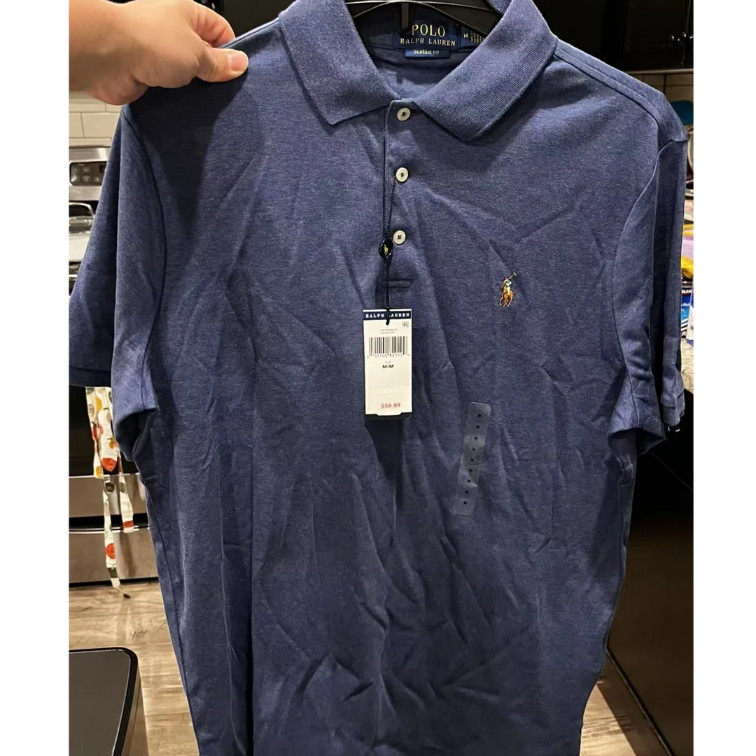 Ralph Lauren/拉夫劳伦710870645013男士彩色小马标短袖POLO衫M码