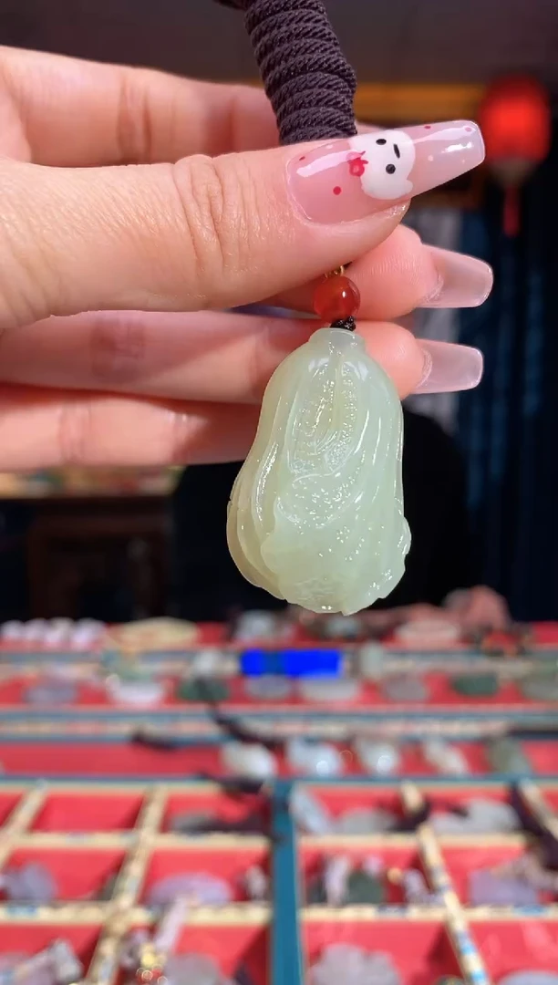 【闪购商品】和田玉颈饰未镶嵌白菜