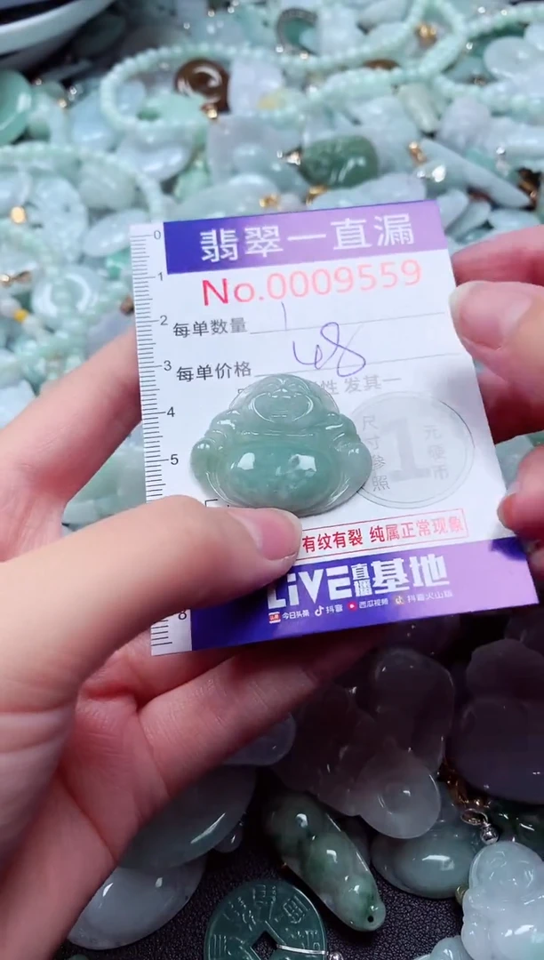 吊坠(不含链)未镶嵌翡翠9559