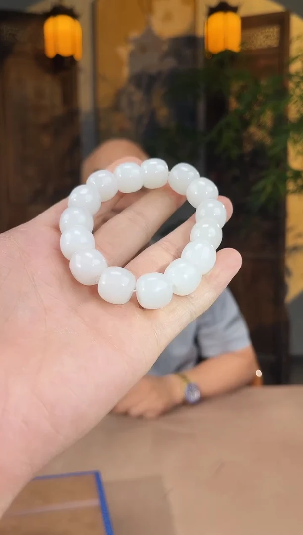 和田玉未镶嵌颈饰S466