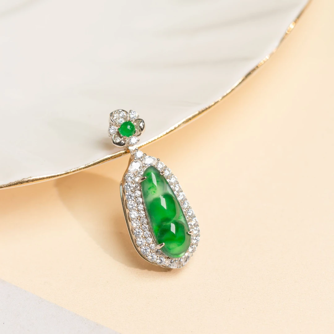 【东方甄品】豆子吊坠银A076-95开盖