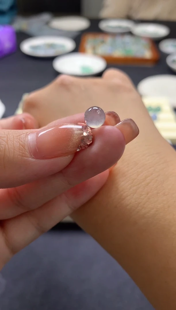 未镶嵌定制翡翠卡6.6mm