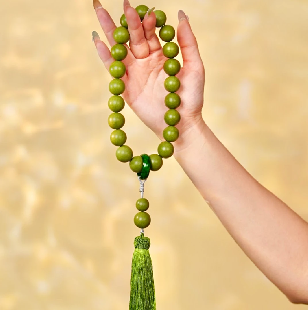 Y【雪青】非遗合香珠十八子手持 古法冷凝香手串