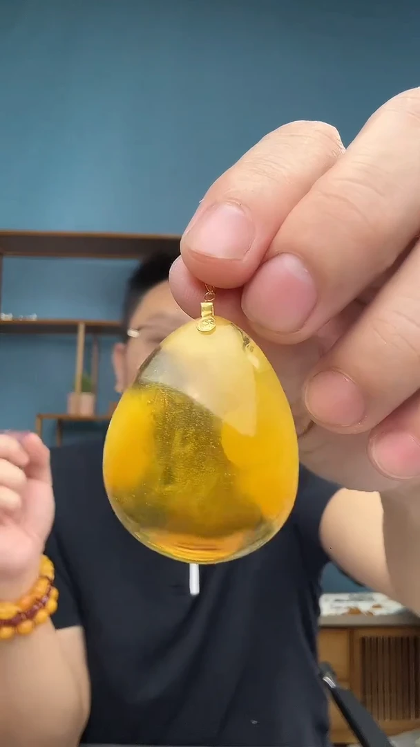 裸石琥珀未镶嵌15（有瑕介意勿拍）