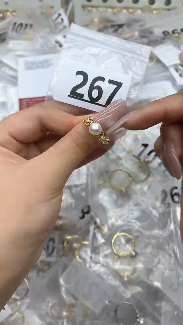 合金珠宝奇石淡水珍珠267