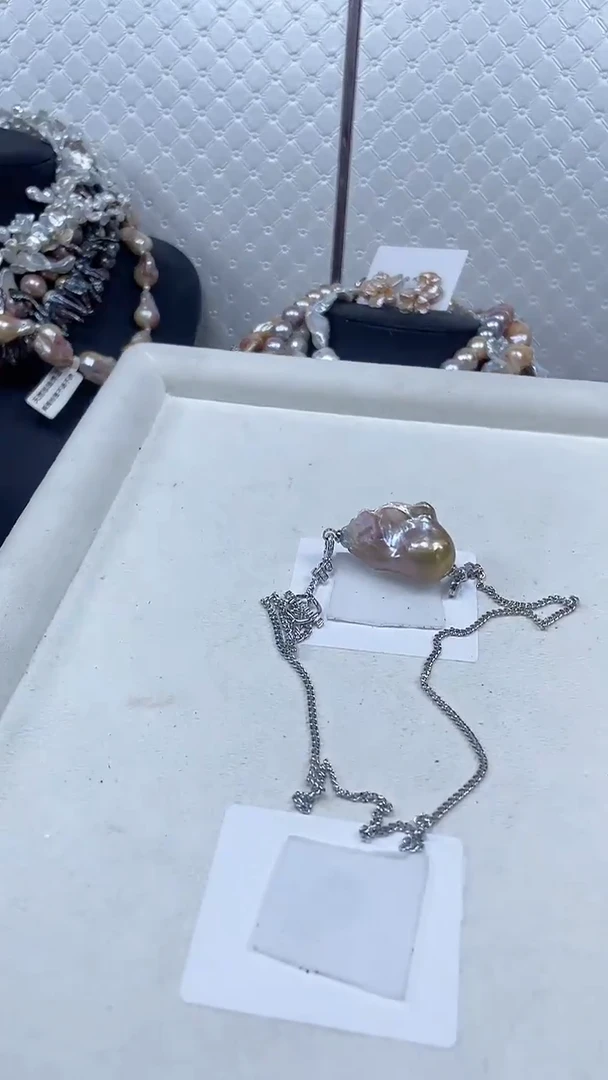 未镶嵌项链淡水珍珠【纯恬饰品】