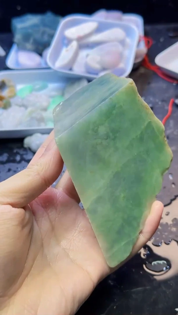 颈饰未镶嵌翡翠《****》093天然A货翡翠