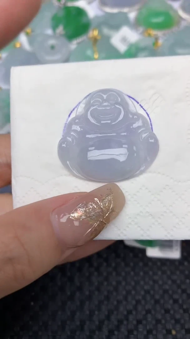 颈饰未镶嵌翡翠天然缅甸翡翠a货百元以上9元证书费自理