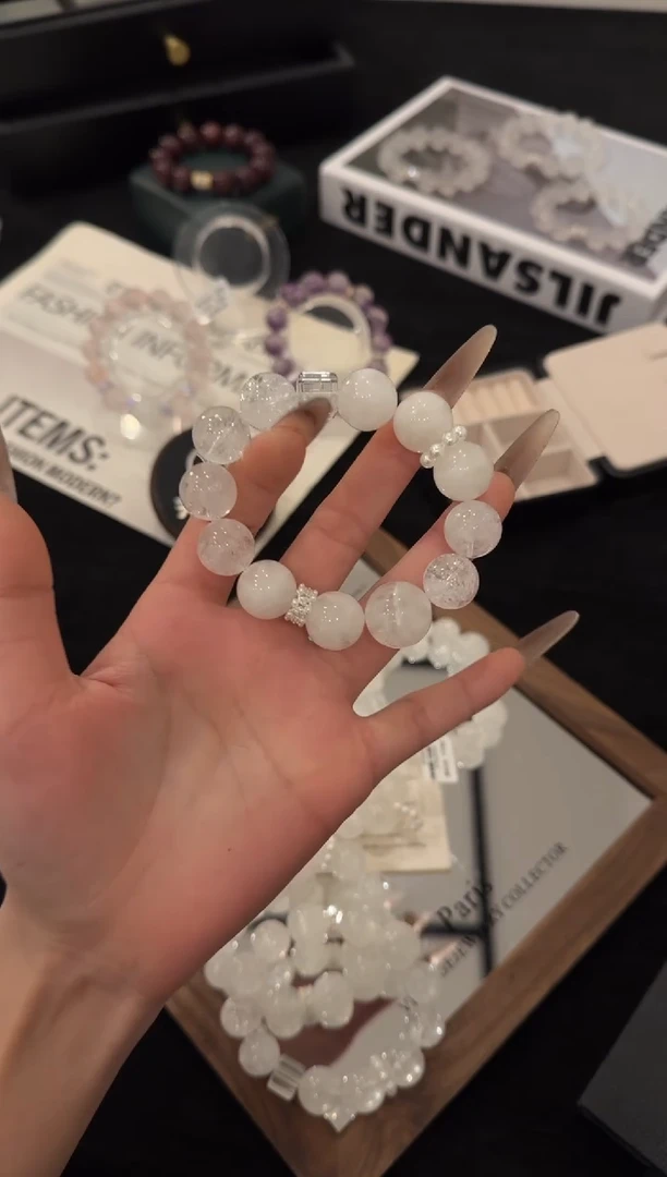 合金手链水晶雪花幽灵x3538