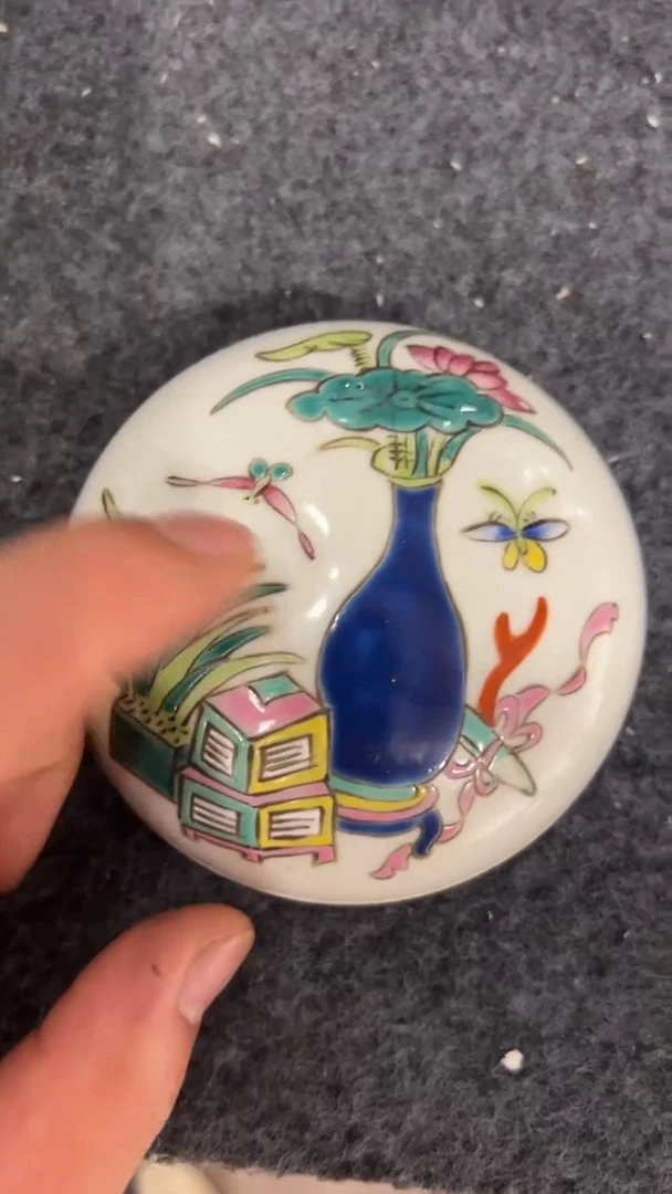 摆件瓷摆件瓷摆件插花墨盒