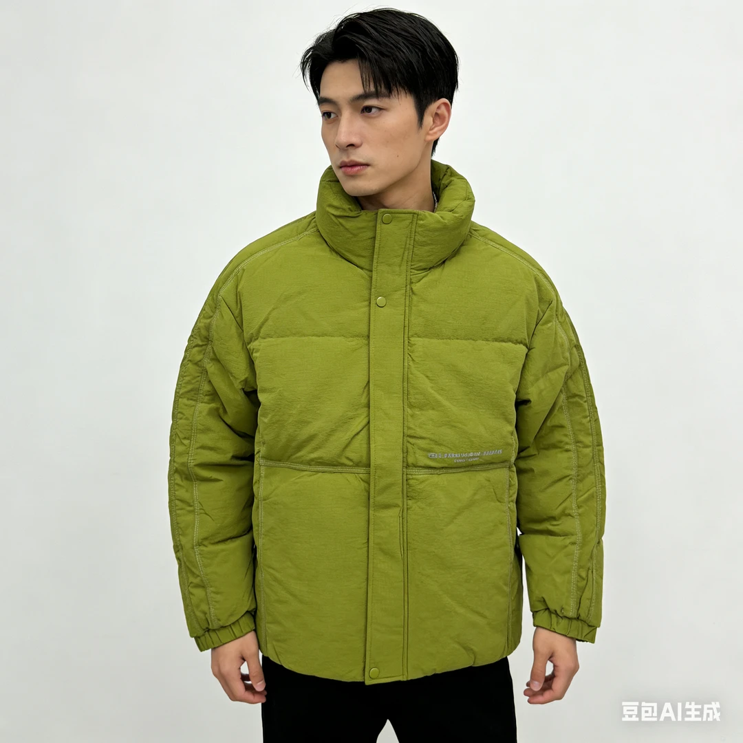 冬季新款潮流男士抗寒加厚保暖休闲外套-9093