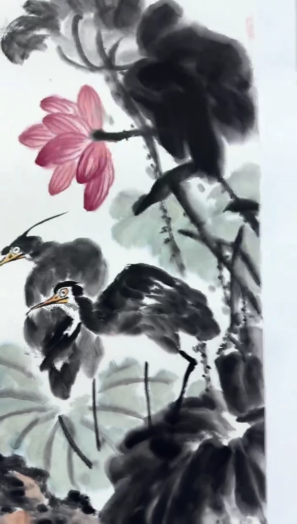 国画凌森写意国画作品