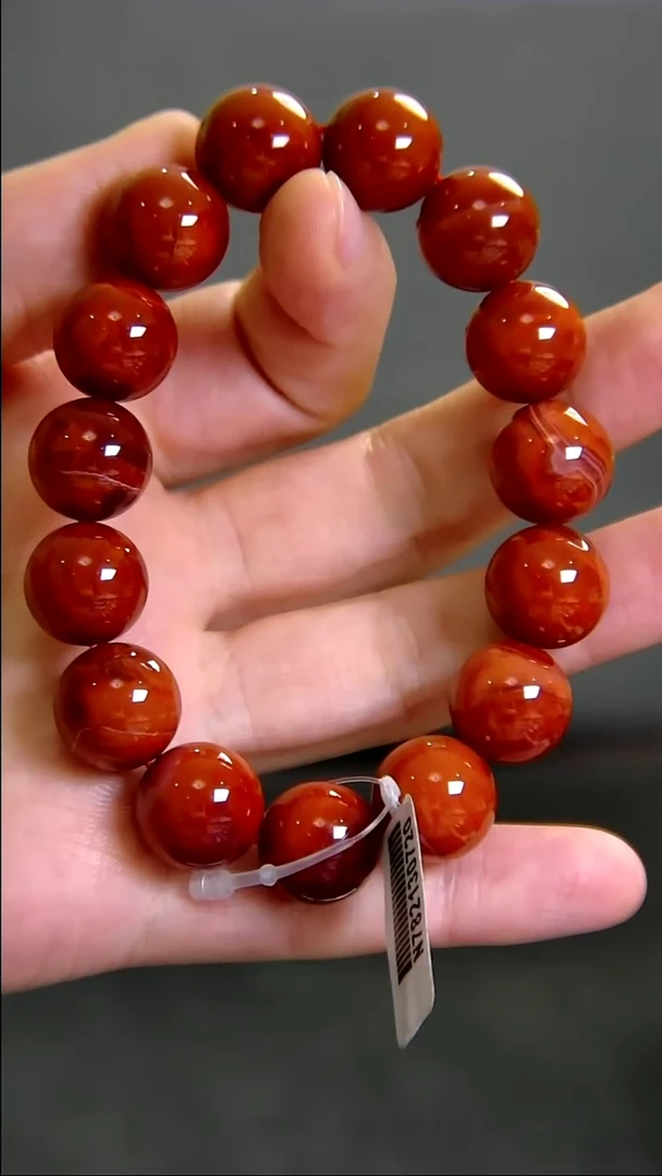未镶嵌手串南红玛瑙005ZB1122产品一个-14mm