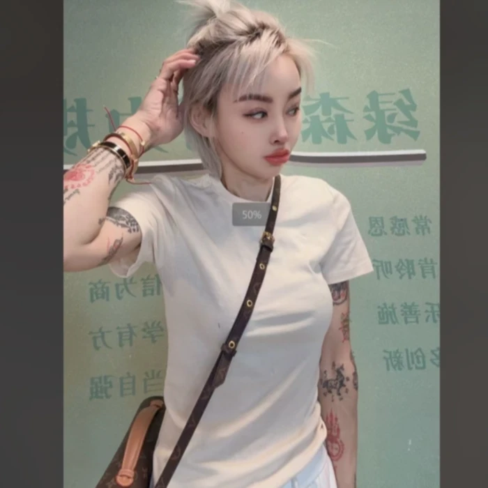 百搭款 1527款净版米色短袖