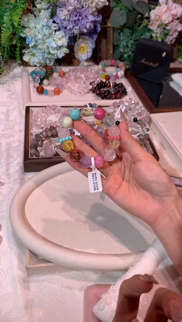 合金手串水晶1041 天然水晶手串 多样性发货