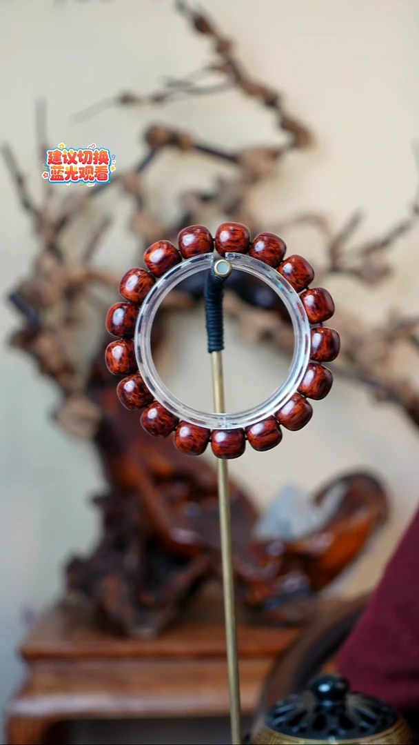 木本降真香红降花梨公高货1.2手串 24g