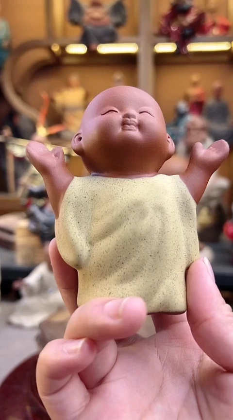 紫砂茶宠器闵茶宠摆件