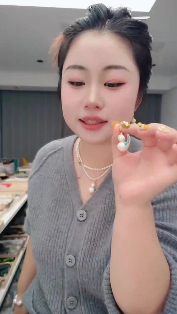 颈饰合金淡水珍珠0501珍珠葫芦