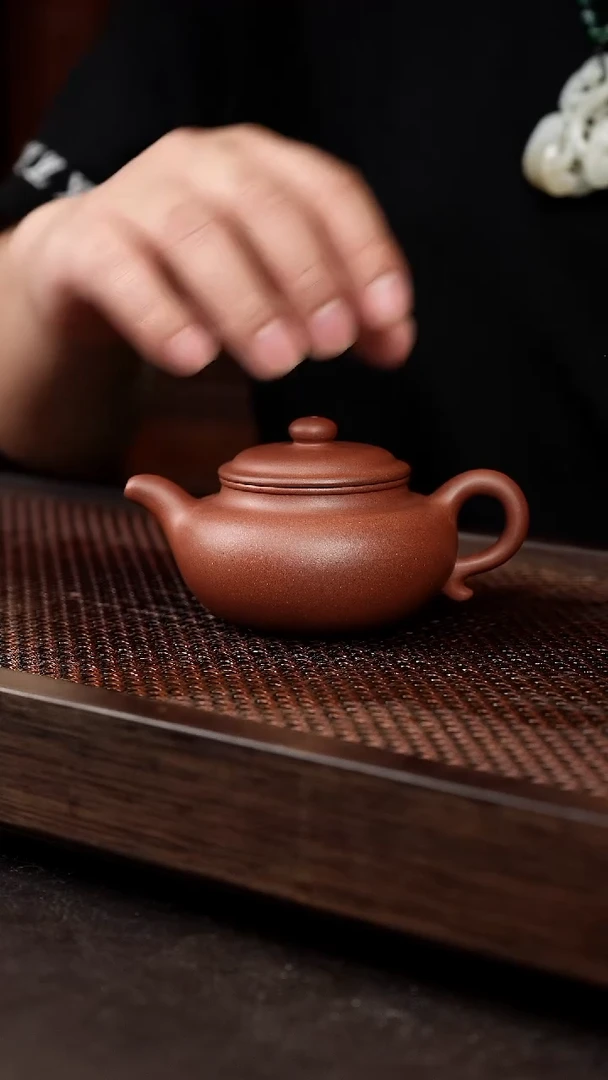 茶壶紫砂底槽清仿古【带矿标证书】