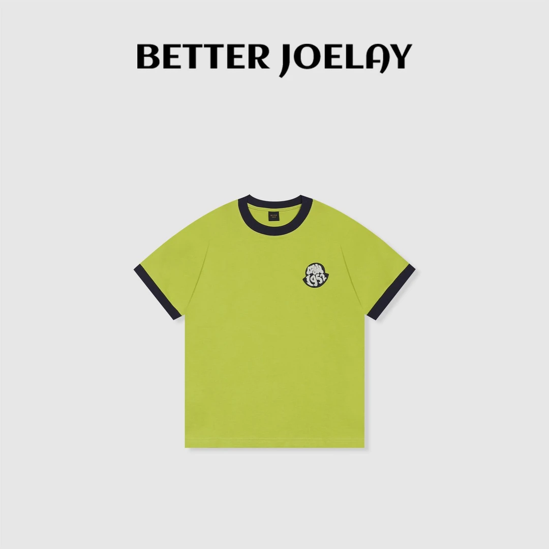 BETTER JOELAY-【足尖舞蹈】百搭条纹宽松T恤短袖休闲KH1670