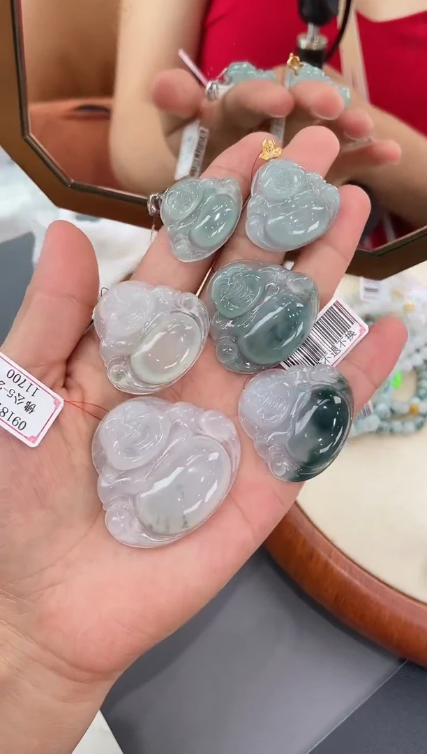 18K金镶嵌挂件翡翠合集（小千-万左右）