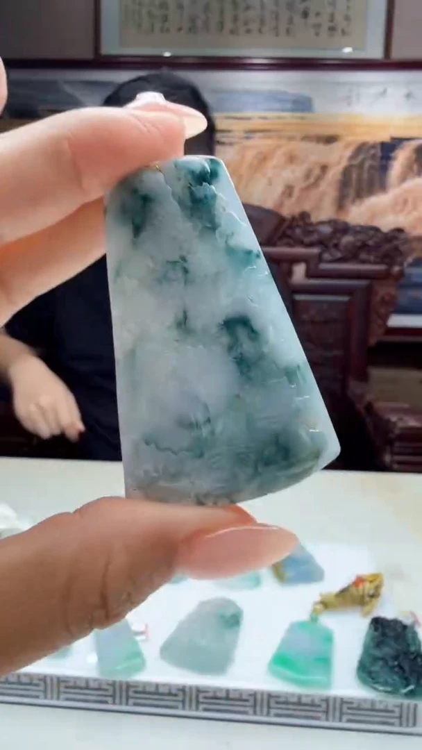 翡翠未镶嵌吊坠(不含链)208