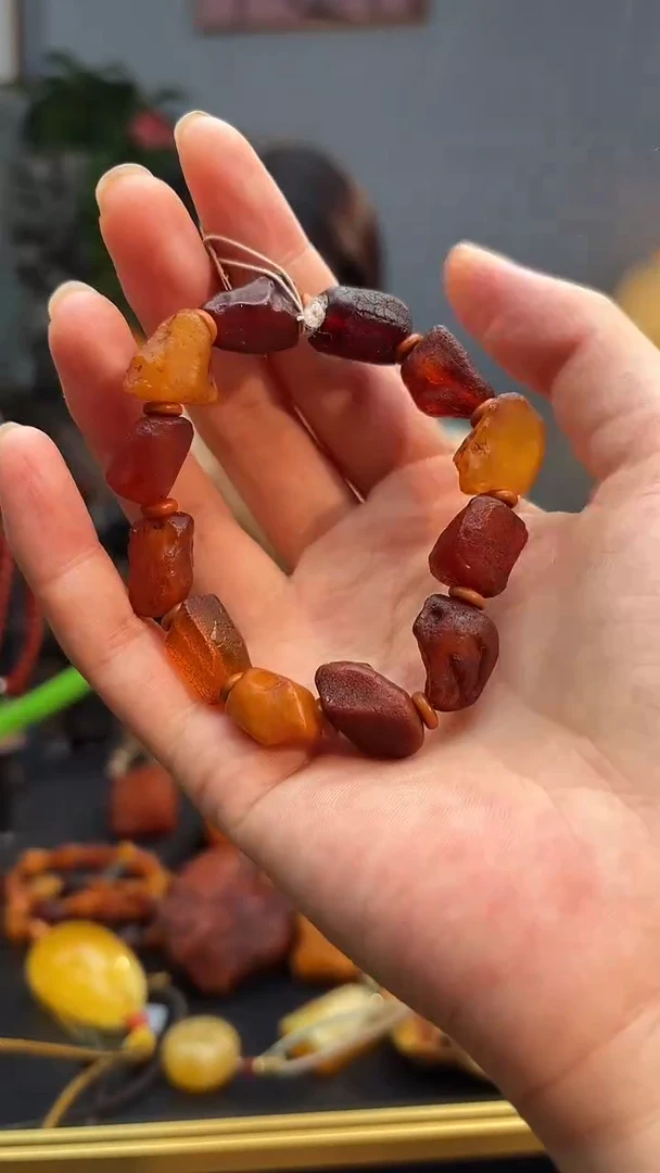未镶嵌琥珀手串手串