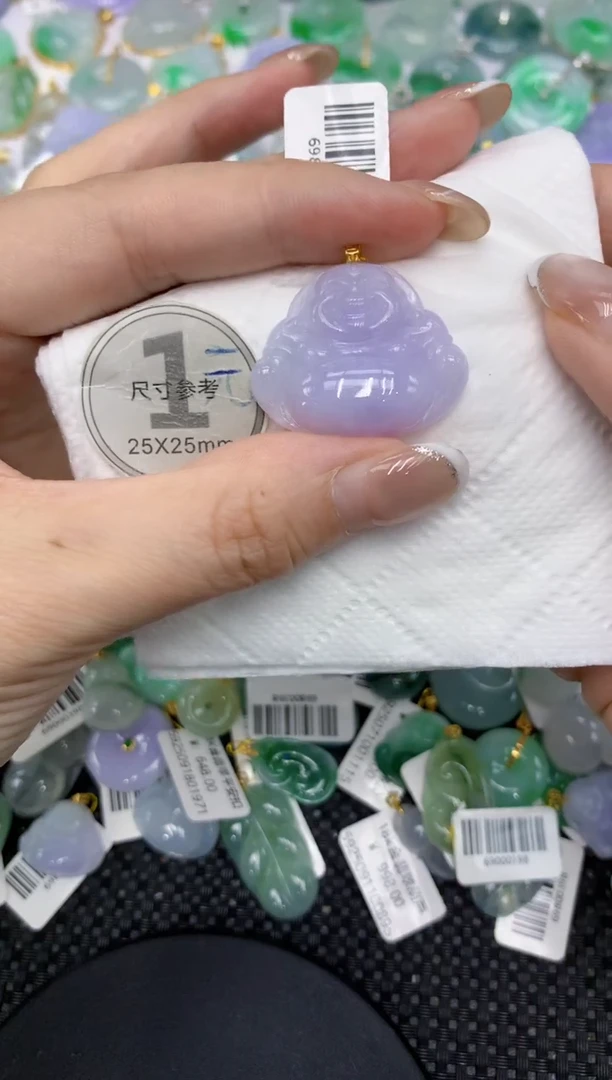 颈饰18K金镶嵌翡翠1111111