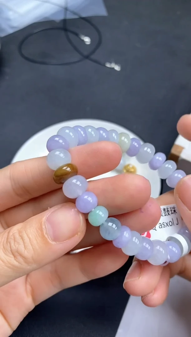 颈饰未镶嵌翡翠稻**1雪欣散珠定制diy