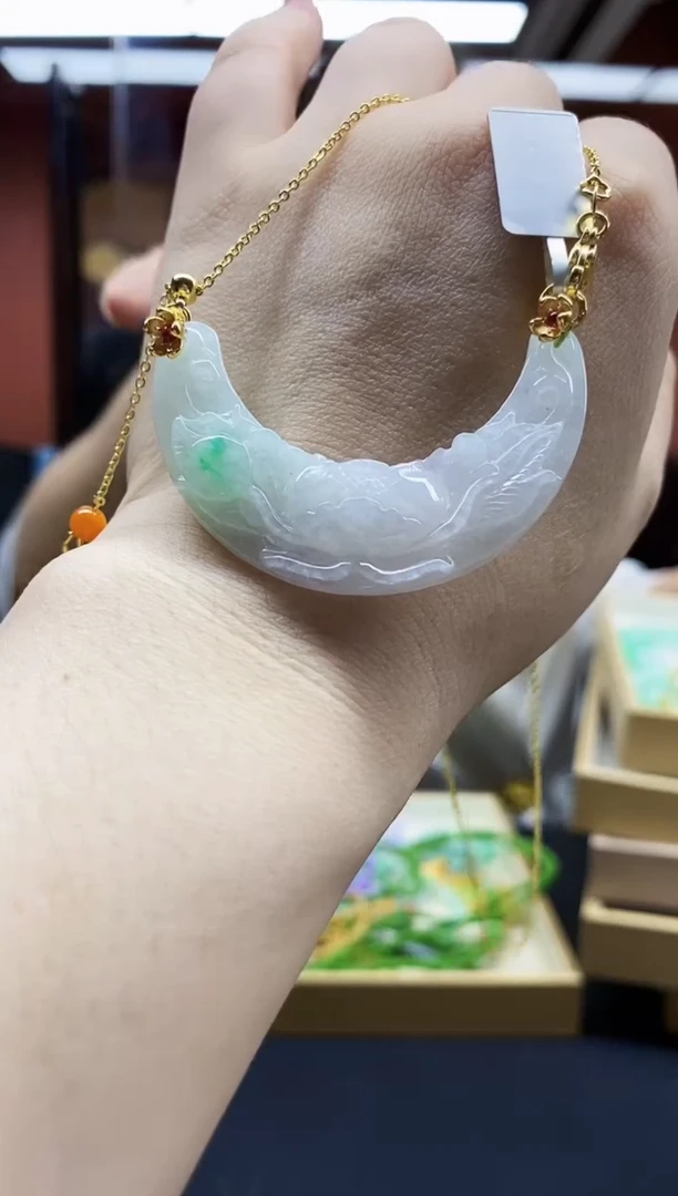 颈饰未镶嵌翡翠翡翠吊坠