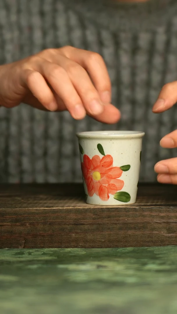 瓷器青诗集手工手绘瓷器