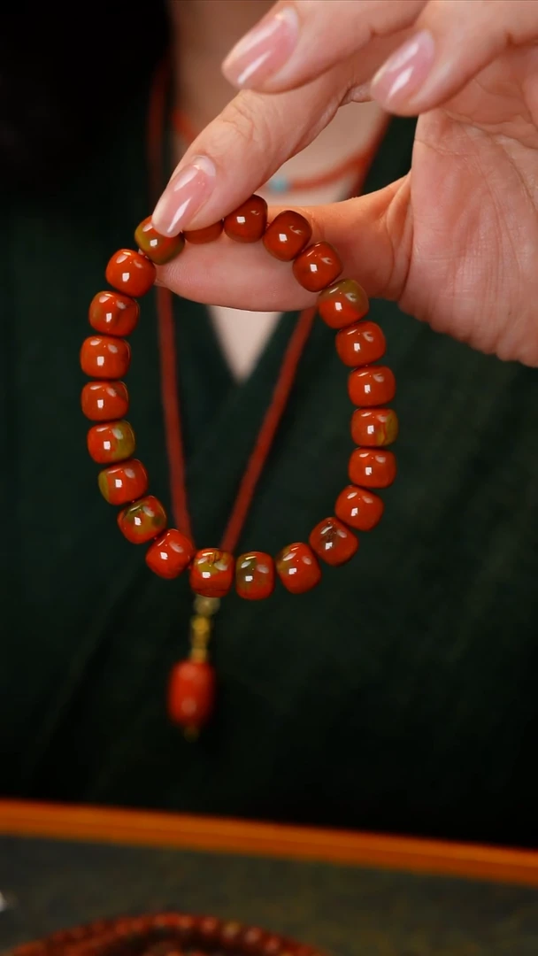 未镶嵌手串南红玛瑙@！包浆料单圈