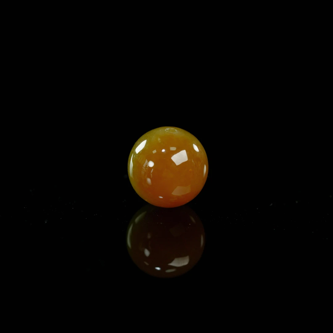 YQR005  满黄圆珠  翡翠挂件
