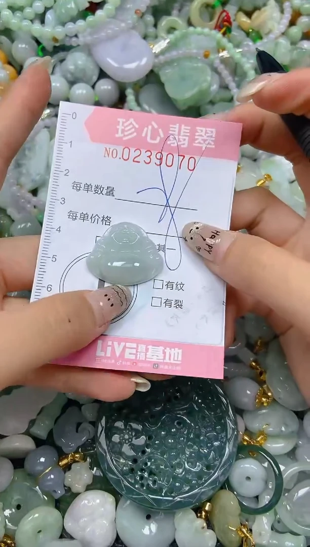 翡翠未镶嵌颈饰闪购0239070